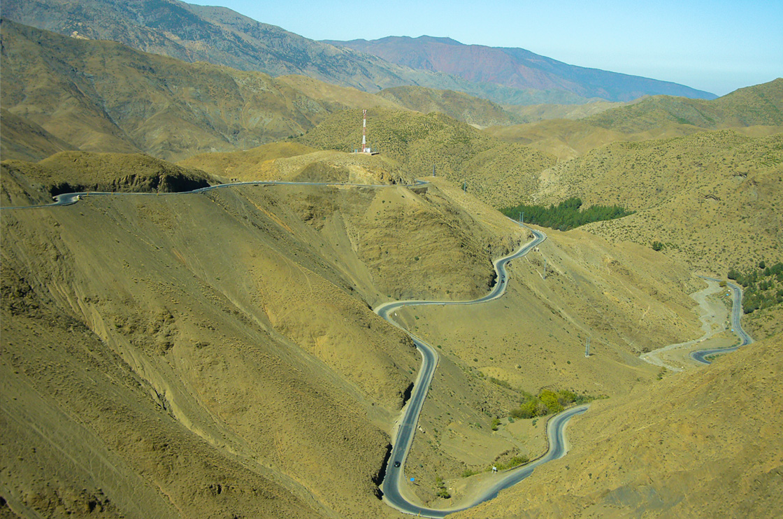 Curvas en el Atlas Atlas