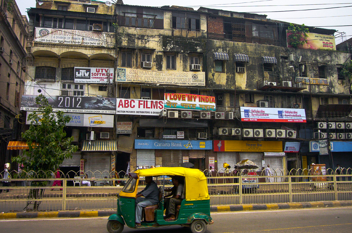 Rickshaw en Nueva Delhi