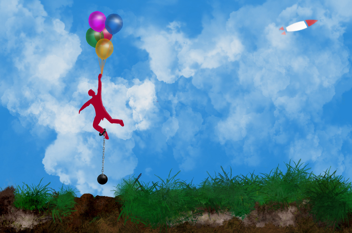 Volando con lastre Volando con lastre